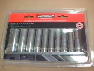 Mastercraft 10 piece 3/8 drive deepwall socket set (Shipping R50)