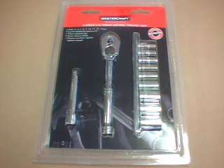 Mastercraft 11 piece 1/4 inch metric socket set (Shipping R50)