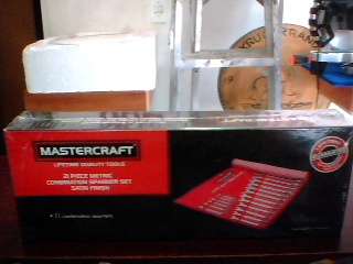 Mastercraft 21 Piece ring/flat Spanner Set (Shipping R60)