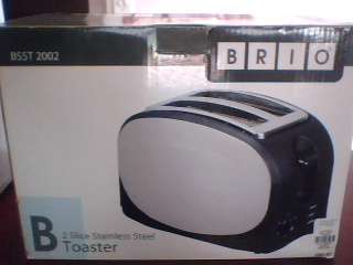 Brio 2 Slice Toaster (New) (Shipping R60)