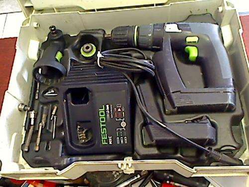 Festool 10.8 v Lithium-ion Rechargeable Drill Kit (CXS Li 1.3 Set)