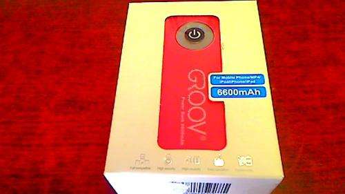 Groov Power Bank 6600mAh (For Smart Phones , i Pods , i Pads , MP3 etc !!!)