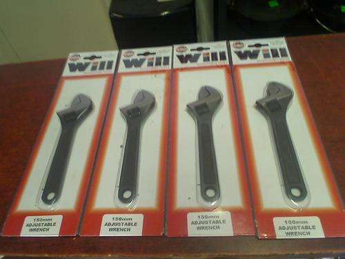 Will 150mm Adjustable wrench x 4