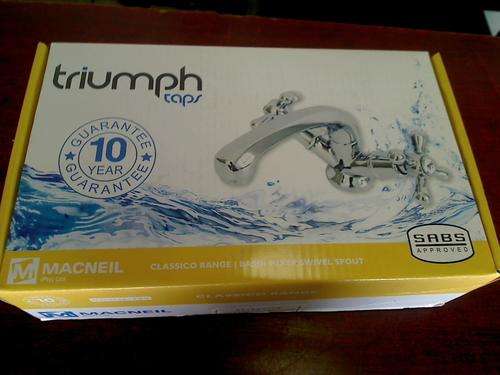 Triumph Basin Mixer with Swivel Spout (Classico Range) (Shipping R60)