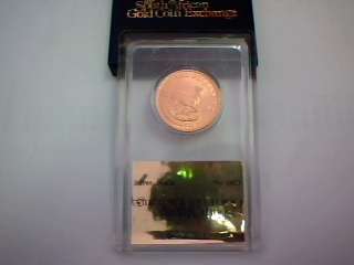 1x Quater ounce Kruger Rand (proof)