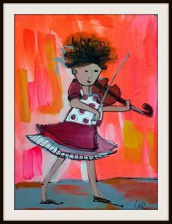 "Just for fun" Original acrylic on canvas by Lofty (300 x 450)