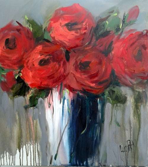 Red roses (700 x 750) by Lofty