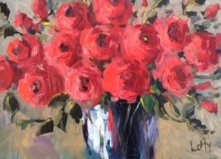 Original painting on canvas by Lofty (550 x 750)