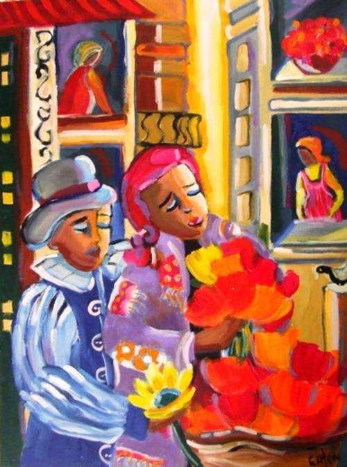 Lofty Eaton  (560 x 760)  Acrylic on canvas. Unframed