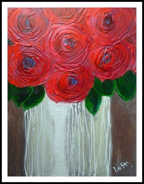 Oil glazed acrylic on board (300 x 400) Unframed