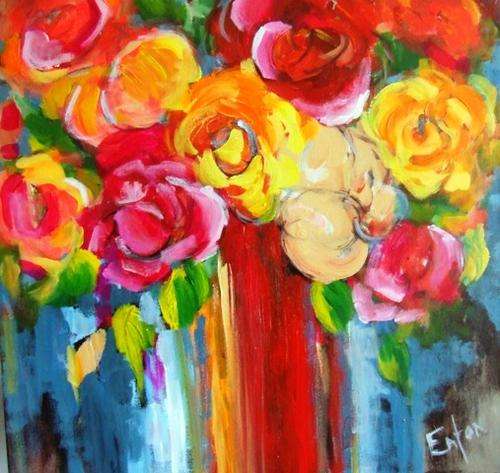 Lofty Eaton.(500x50. Acrylic on canvas. This painting can be hung as is.