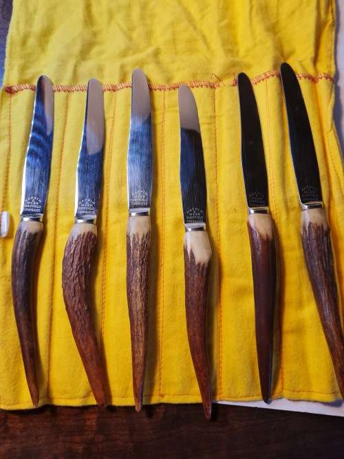 Vintage Staghorn Knives