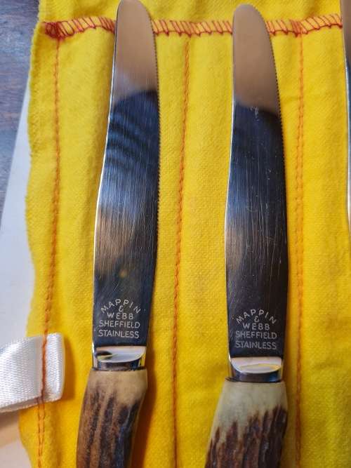 Vintage Staghorn Knives