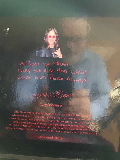 Art Plate By Ozzy Osbourne