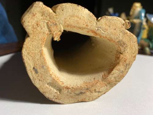 Large Antique Chinese Mud Man Figurine