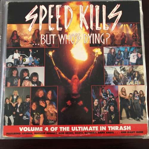 2LP Thrash Metal Vinyl Lot Speed Kills Exodus Bathory Death Anthrax