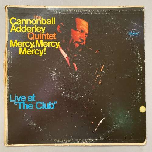 The Cannonball Adderley Quintet - Mercy Mercy Mercy Live Jazz Original 1976 US Press