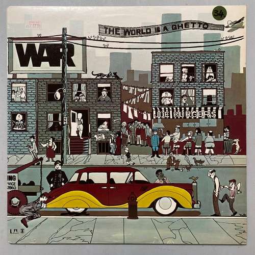 War - The World Is A Ghetto Vinyl LP Original 1972 Press Funk Soul Classic