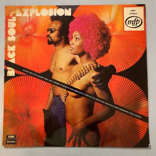 Black Soul Explosion Vinyl LP South African Press Funk Soul Compilation