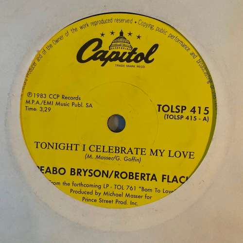 10 x 7 Singles Vinyl Peabo Bryson Roberta Flack Roxy Music The Sweet Jennifer Rush