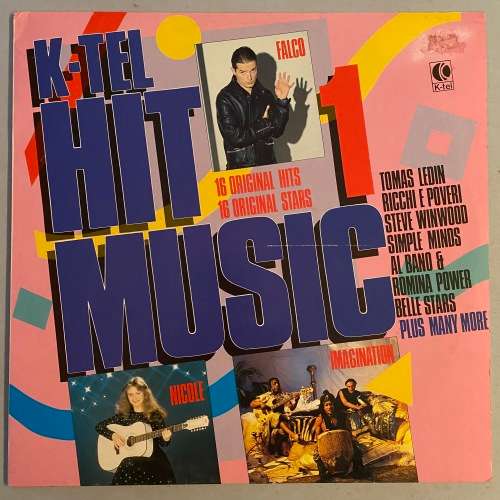 K-Tel Hit Music Compilation Vinyl LP Falco Imagination Steve Winwood