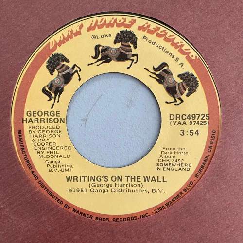 10 x 7 Singles Vinyl Classic Rock Lot Nazareth Quentin E Klopjaeger Paul McCartney George Harrison