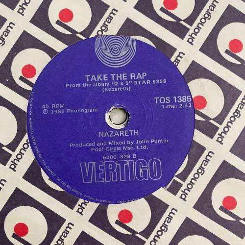 10 x 7 Singles Vinyl Classic Rock Lot Nazareth Quentin E Klopjaeger Paul McCartney George Harrison