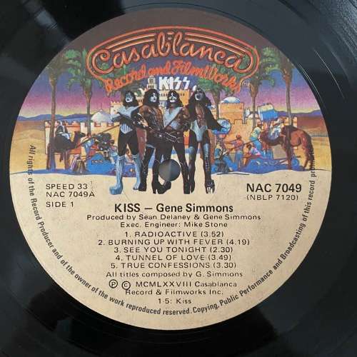KISS - Gene Simmons Vinyl LP South African Press