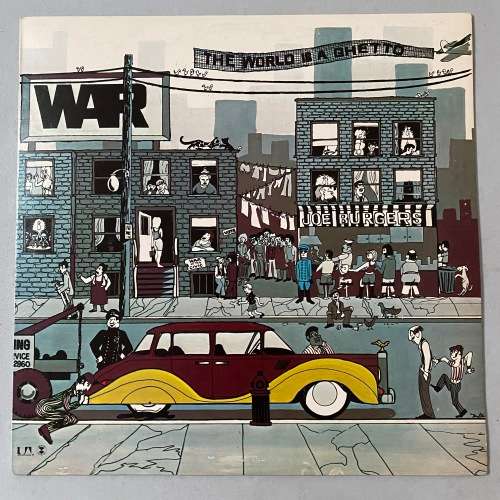War - The World Is A Ghetto Vinyl LP 1972 UK Press Funk Soul Classic
