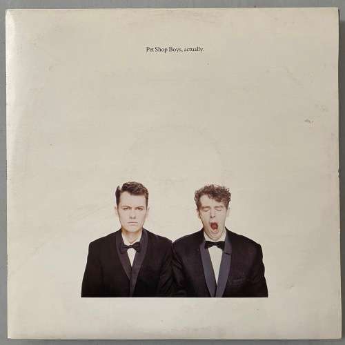 Pet Shop Boys - Actually Vinyl LP South African Press