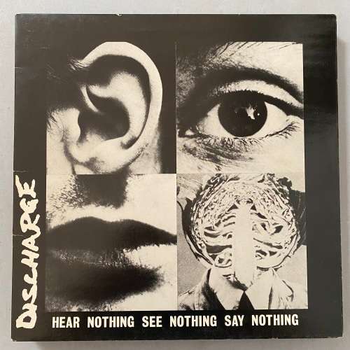 Discharge - Hear Nothing See Nothing Say Nothing Vinyl LP Hardcore Punk 1982 UK Press