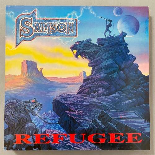 Samson - Refugee Vinyl LP 1990 UK Press NWOBHM Heavy Metal