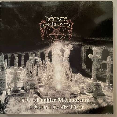 Hecate Enthroned - The Slaughter Of Innocence Vinyl LP Red 1997 UK Press Black Metal