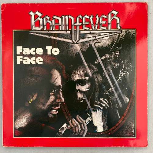 Brainfever - Face To Face Vinyl LP Rare German Heavy Metal 1985 Press