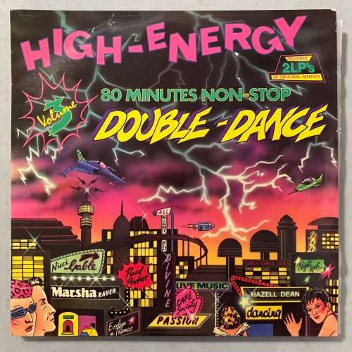 High-Energy Volume 3 Double Dance Vinyl 2LP Compilation