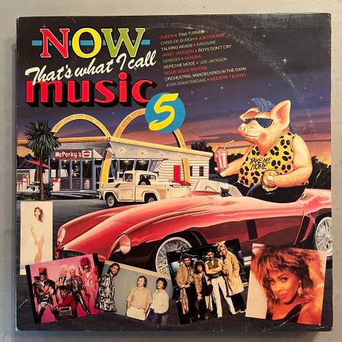 Now Thats What I Call Music 5 Vinyl 2LP Includes Pink David Bowie 12 Inch Maxi
