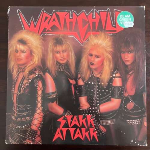 Wrathchild - Stakk Attakk Vinyl LP Limited Original Green Hard Rock