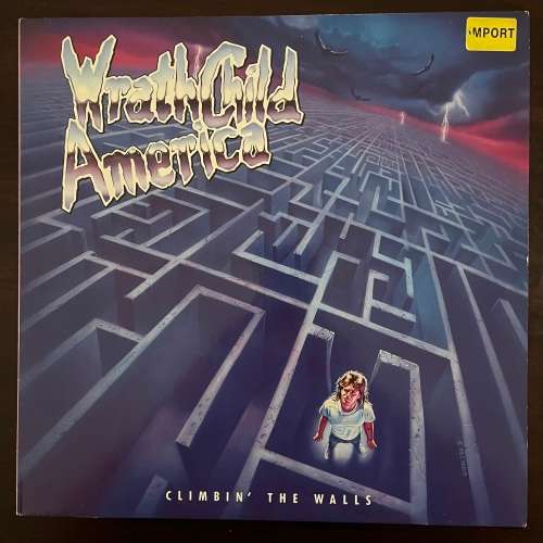 Wrathchild America - Climbin` The Walls Vinyl LP Thrash Metal Original EU Press