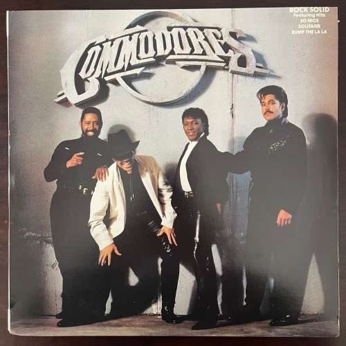 Commodores - Rock Solid Vinyl LP South African Press
