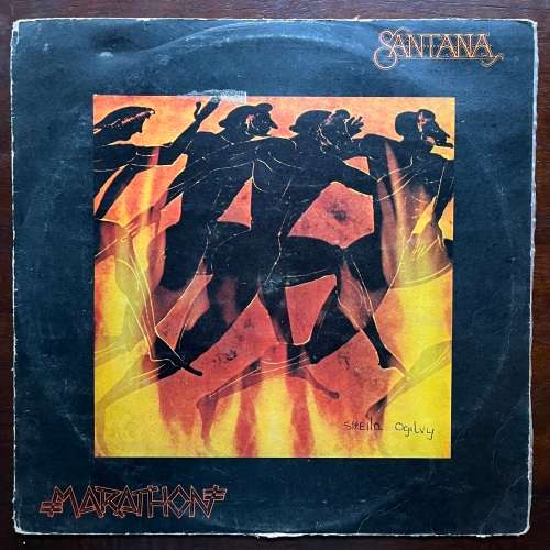 Santana - Marathon Vinyl LP Zimbabwe Press