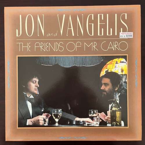 Jon and Vangelis - The Friends Of Mr Cairo Vinyl LP UK Press Electronic Synth Pop