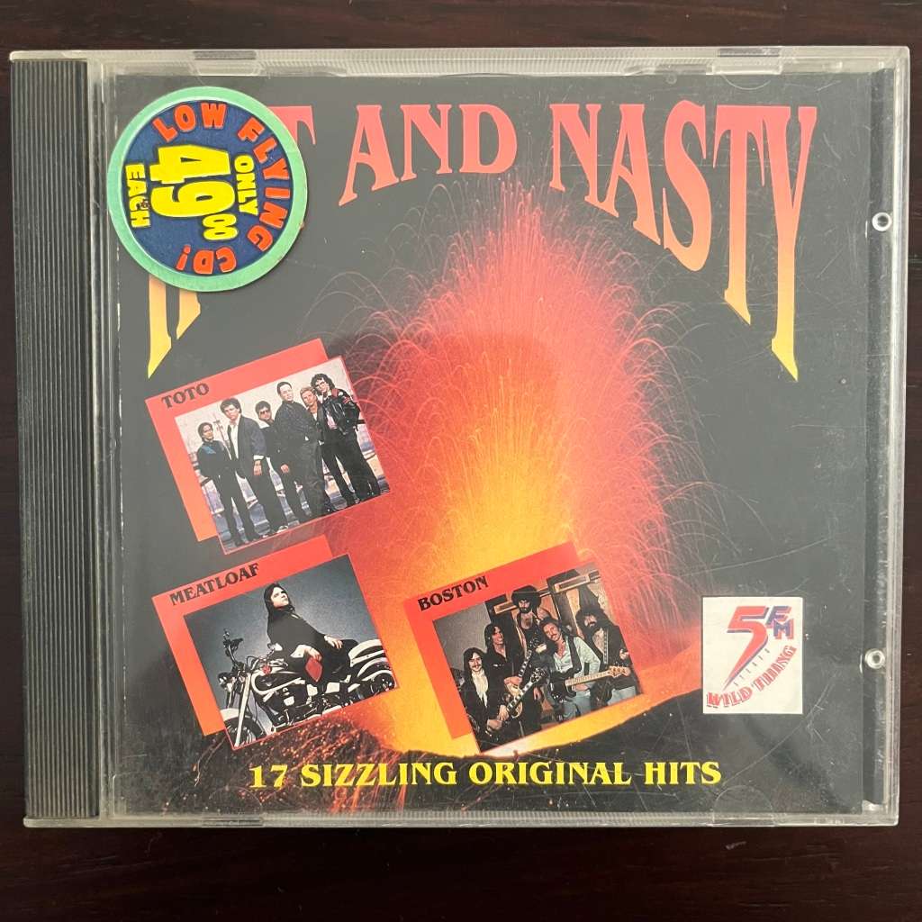 Hot and Nasty CD Compilation South African Only Toto Phil Collins Foreigner Meatloaf