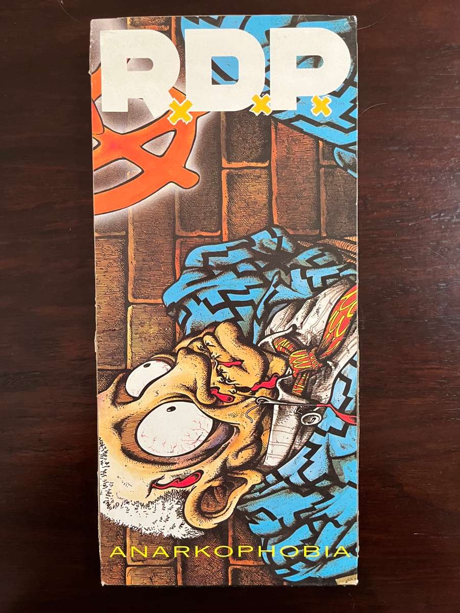 R.D.P. - Anarkophobia Super Rare CD Longbox Thrash Metal US Press Roadrunner