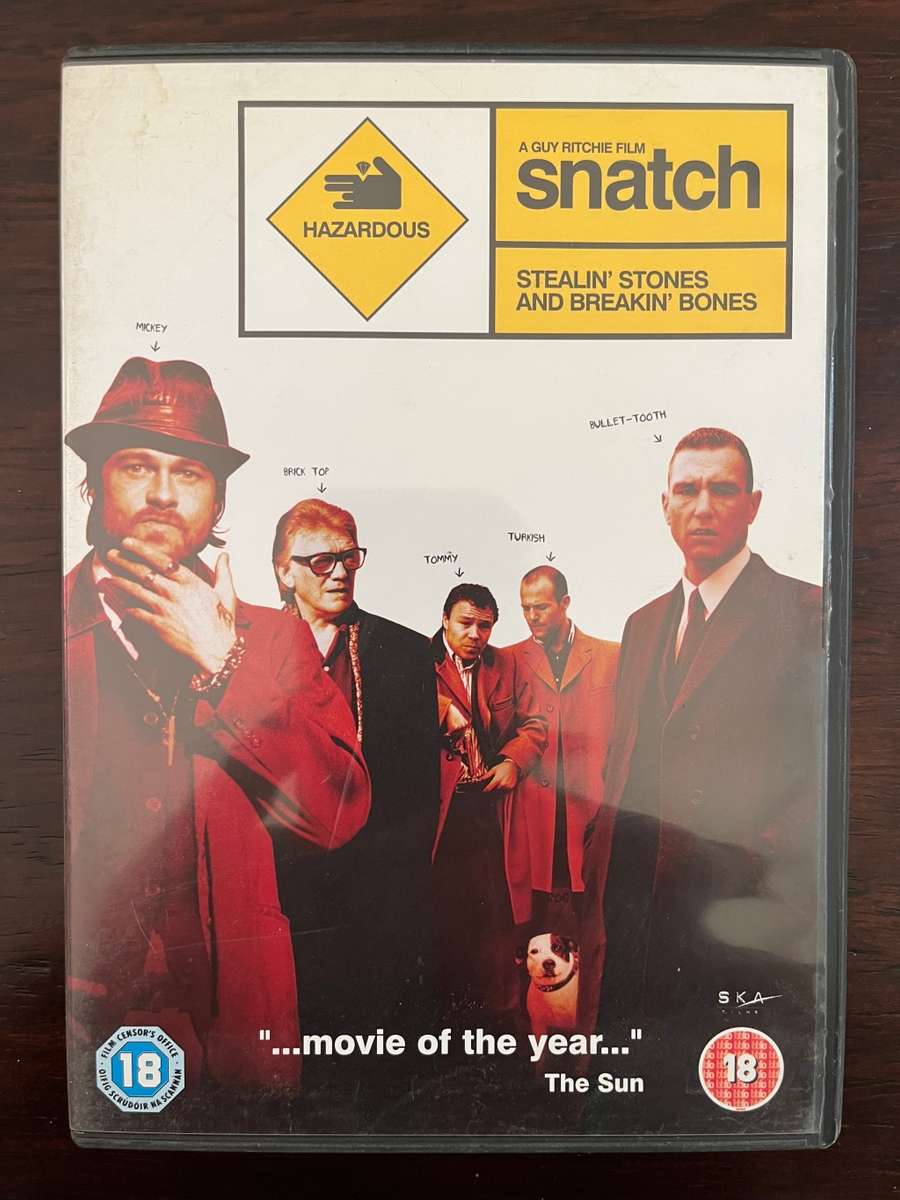 Snatch 2 Disc DVD UK Import Brad Pitt