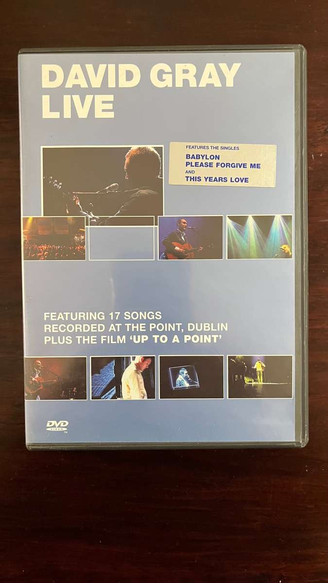 David Gray - Live DVD Import Alternative Rock Pop