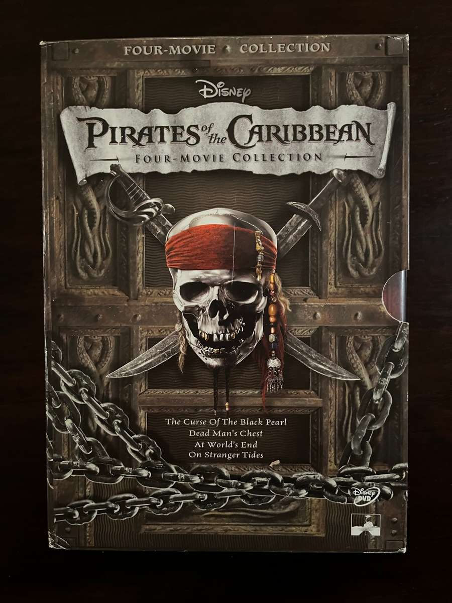 Pirates of the Caribbean 4DVD Boxset South African Press