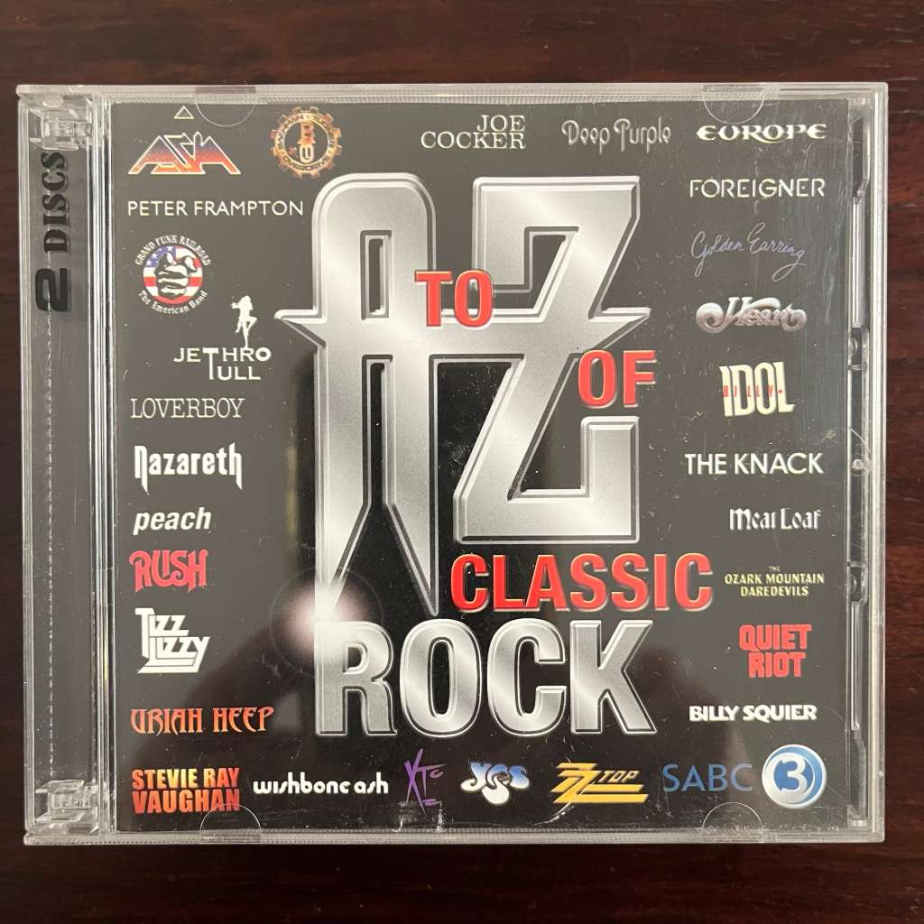 A To Z Of Classic Rock 2CD Compilation ZZ Top XTC Thin Lizzy Rush