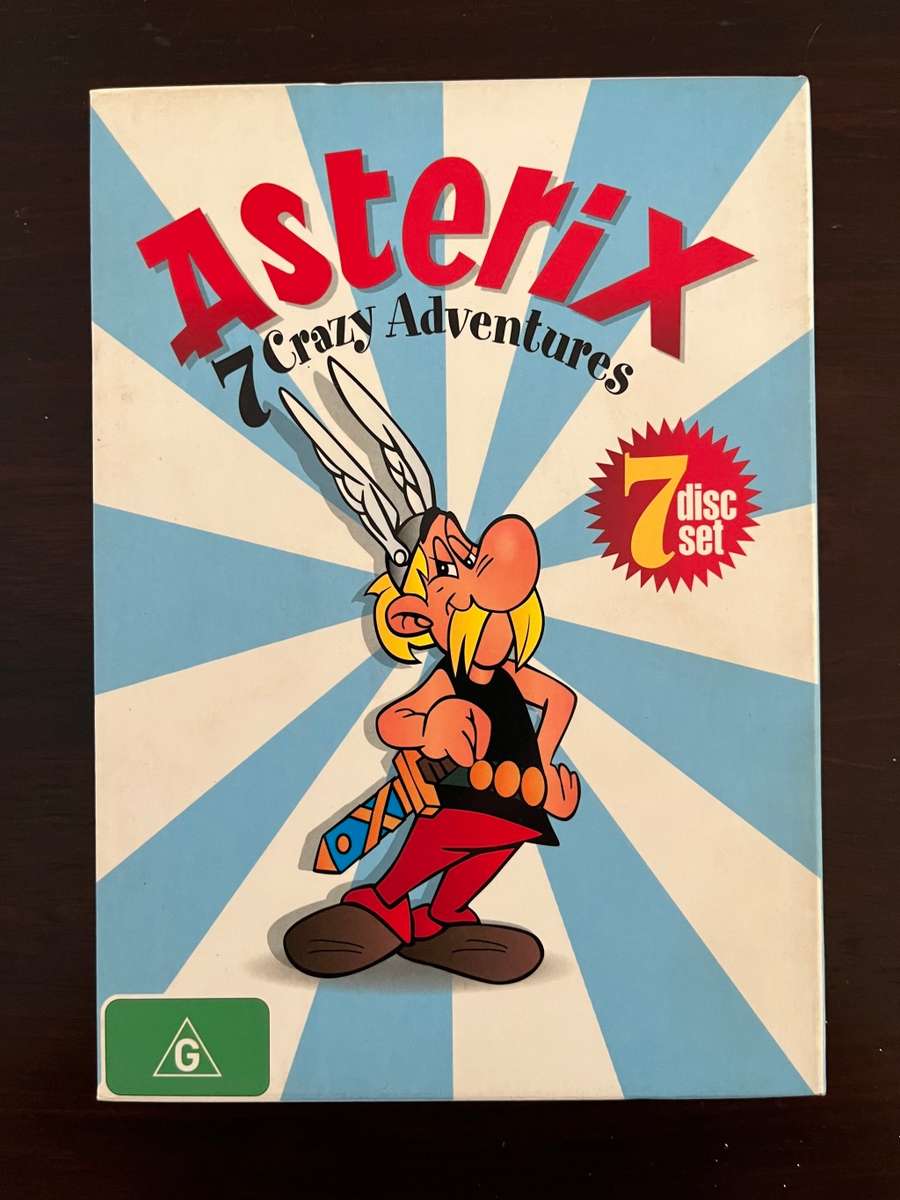 Asterix - 7 Crazy Adventures Box Set DVD 7DVD Set UK Press Import