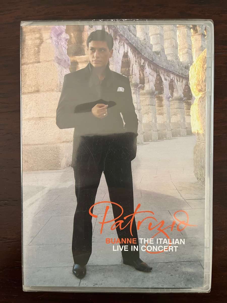 Patrizio Buanne - The Italian Live In Concert DVD South African Press New Sealed