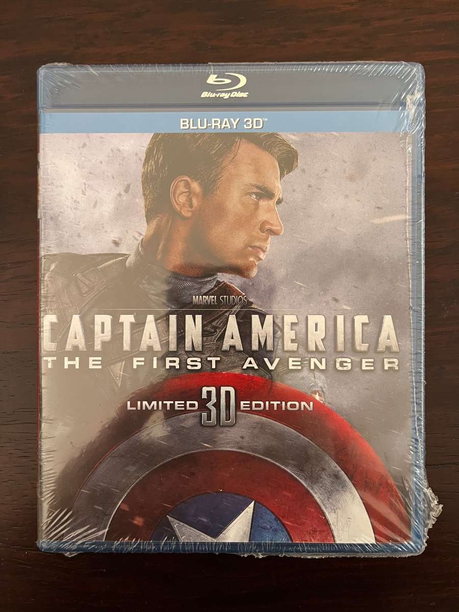 Captain America The First Avenger Blu Ray 3D Limited Edition New Sealed